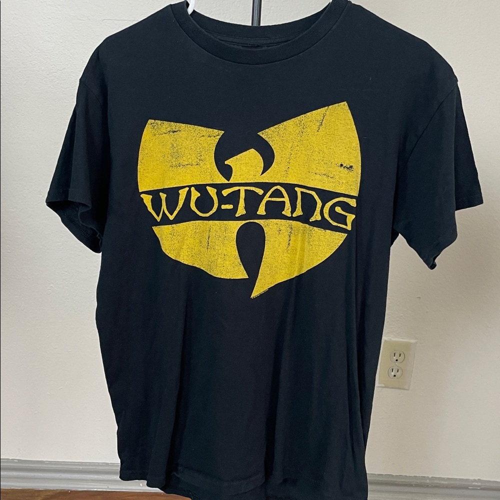 Wu-Tang Clan Black and Yellow Graphic Tee